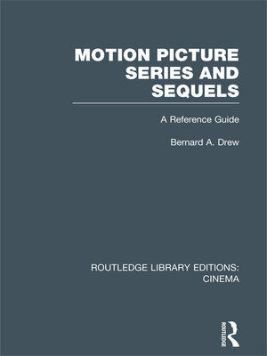 cover image of Motion Picture Series and Sequels